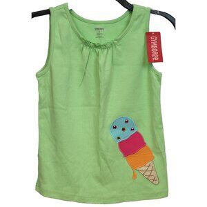 2010 Gymboree Popsicle Party Shirt sz 12 Ice Cream Cone Rhinestones Tank Top NEW